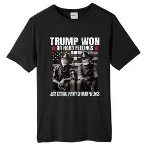 Funny Pro Trump President 47th Elected Win American Cowboy Tall Fusion ChromaSoft Performance T-Shirt