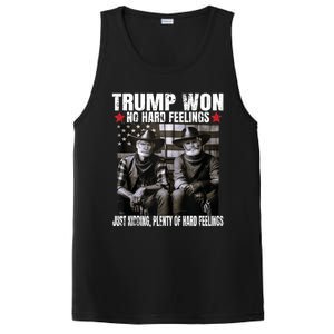 Funny Pro Trump President 47th Elected Win American Cowboy PosiCharge Competitor Tank