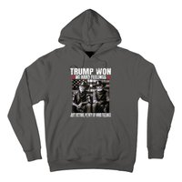 Funny Pro Trump President 47th Elected Win American Cowboy Hoodie