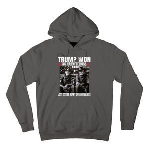 Funny Pro Trump President 47th Elected Win American Cowboy Tall Hoodie