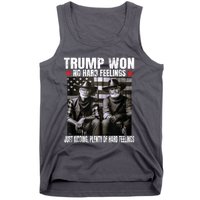 Funny Pro Trump President 47th Elected Win American Cowboy Tank Top