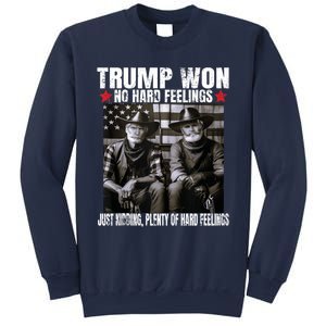 Funny Pro Trump President 47th Elected Win American Cowboy Sweatshirt