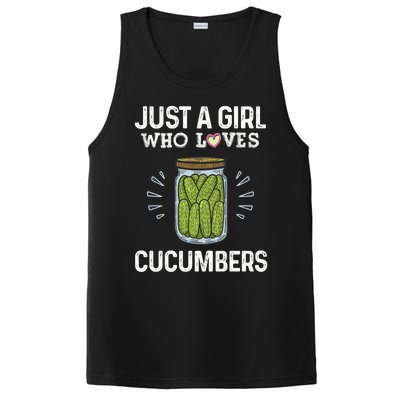 Fun Pickle Team Just A Who Loves Cucumbers Gift PosiCharge Competitor Tank