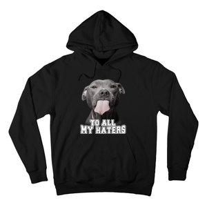 Funny Pitbull To All My Haters Shirt Pitbull Dog Lover Gift Hoodie