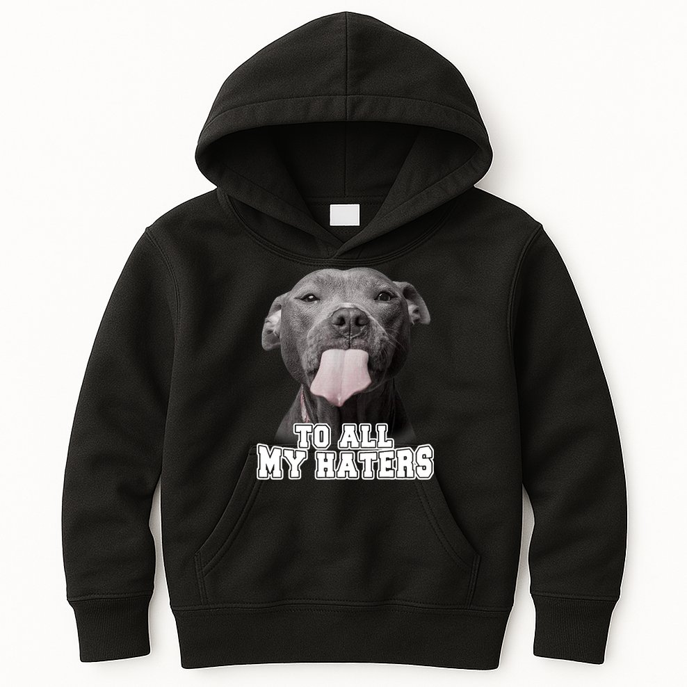 Funny Pitbull To All My Haters Shirt Pitbull Dog Lover Gift Kids Hoodie