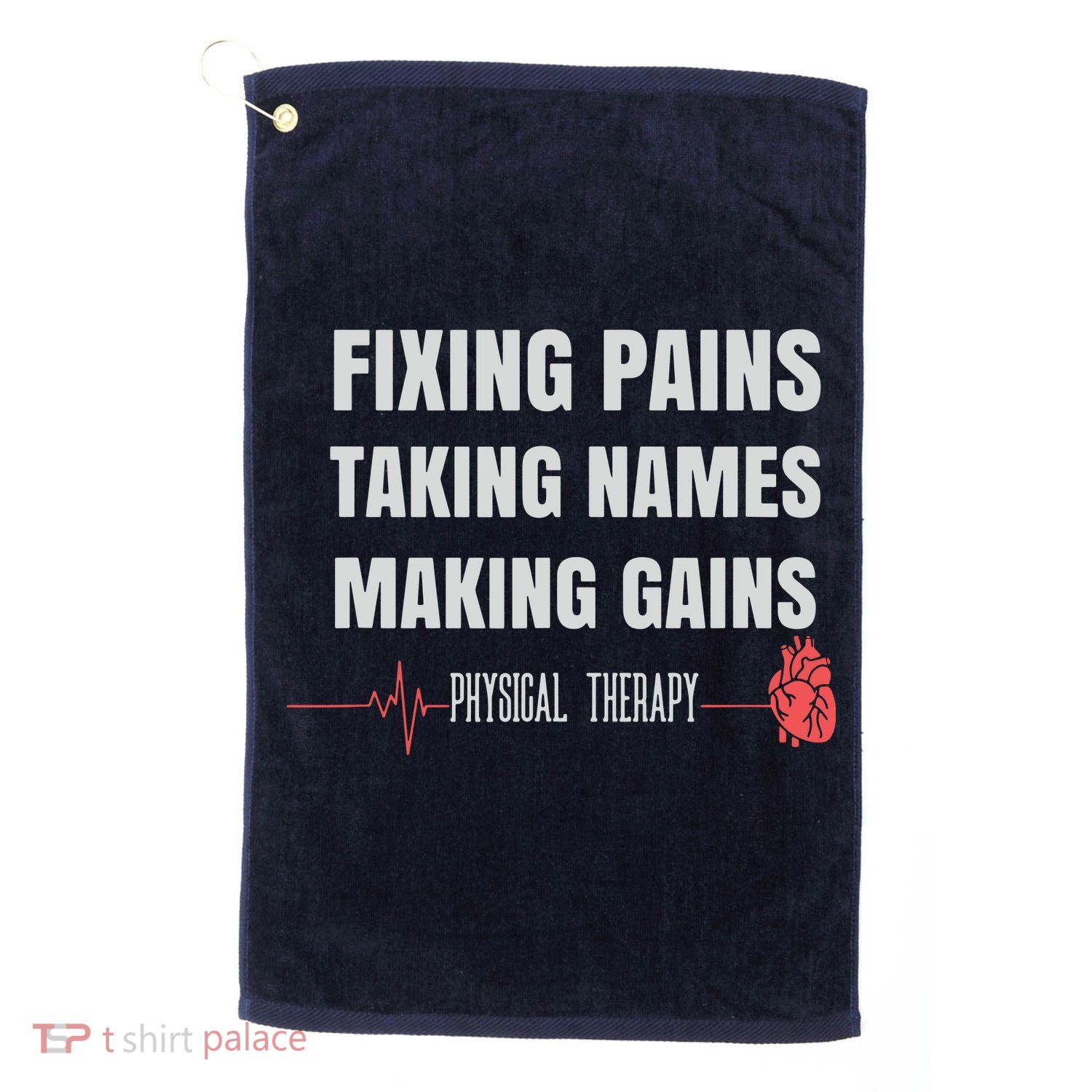 Funny Physical Therapy Shirts For PT Gifts Physical Therapist Golf Towel