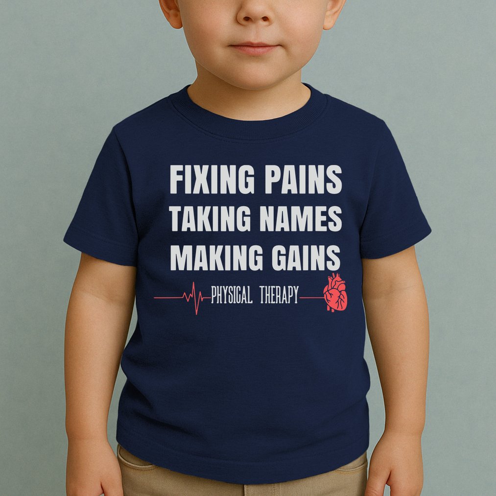 Funny Physical Therapy Shirts For PT Gifts Physical Therapist Toddler T-Shirt