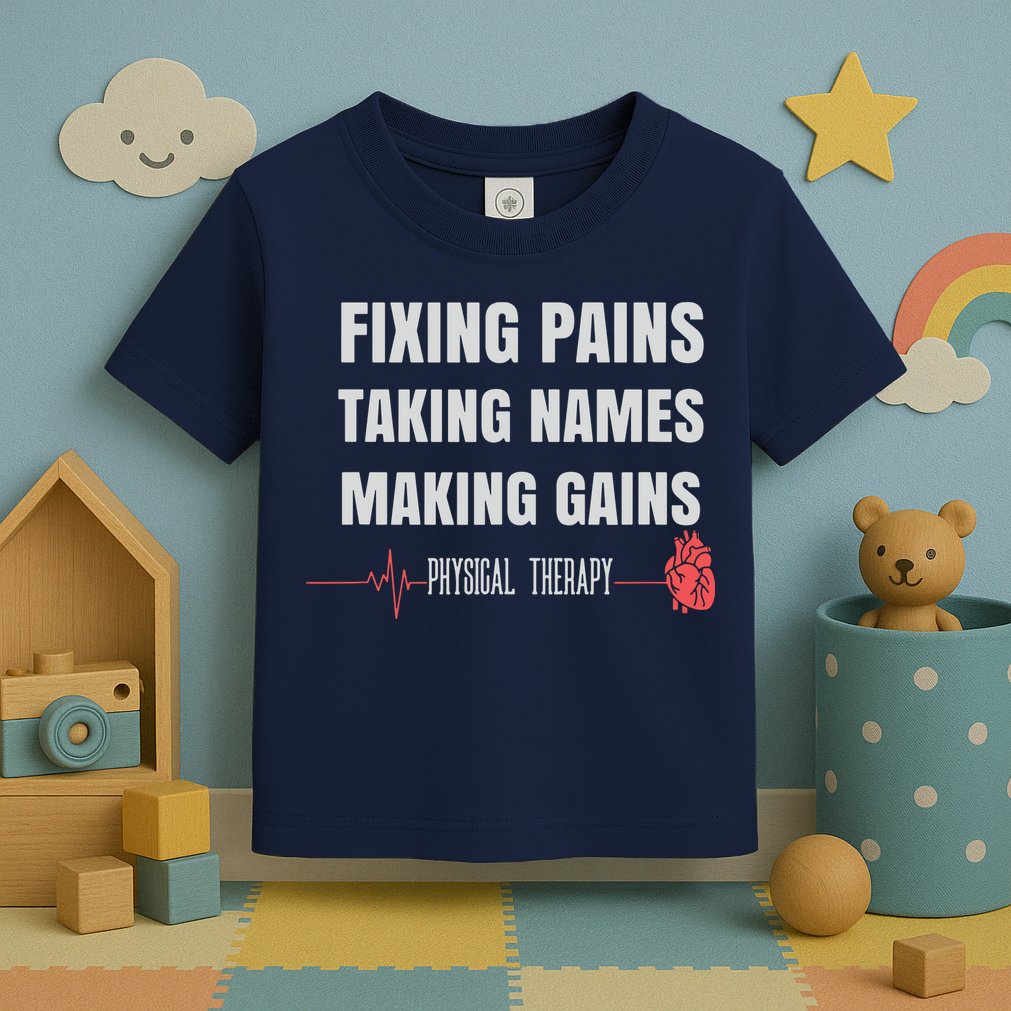 Funny Physical Therapy Shirts For PT Gifts Physical Therapist Toddler T-Shirt