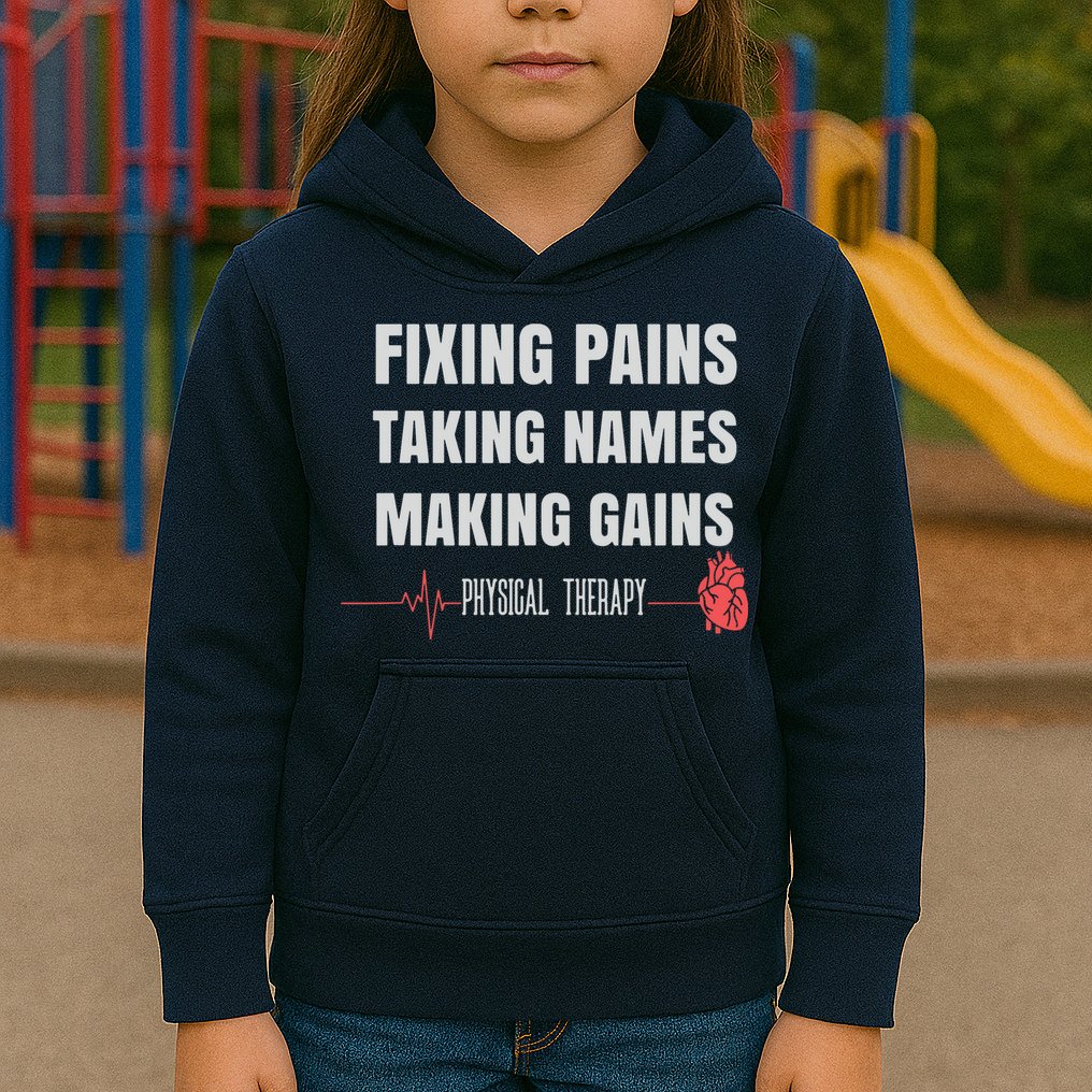Funny Physical Therapy Shirts For PT Gifts Physical Therapist Kids Hoodie