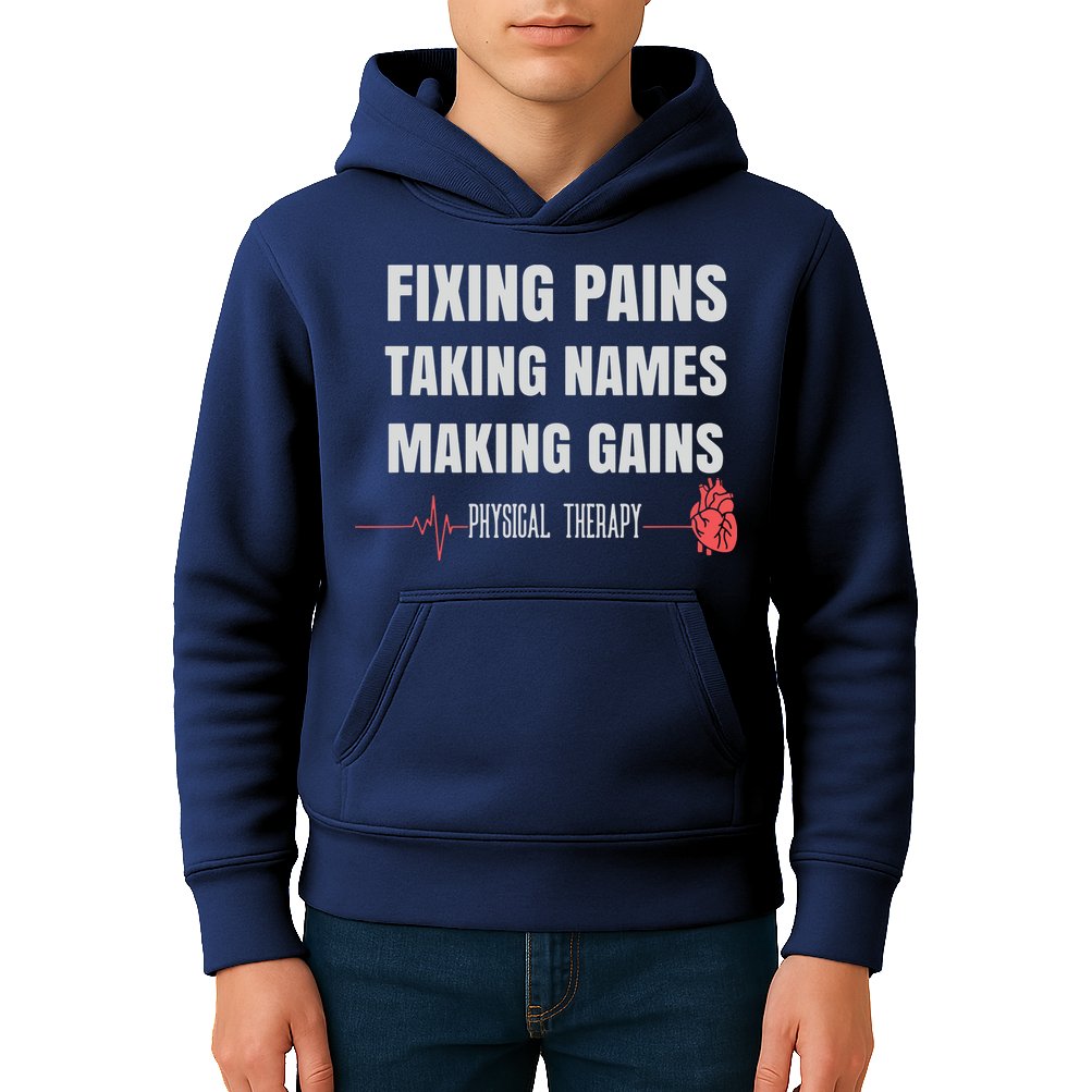 Funny Physical Therapy Shirts For PT Gifts Physical Therapist Kids Hoodie