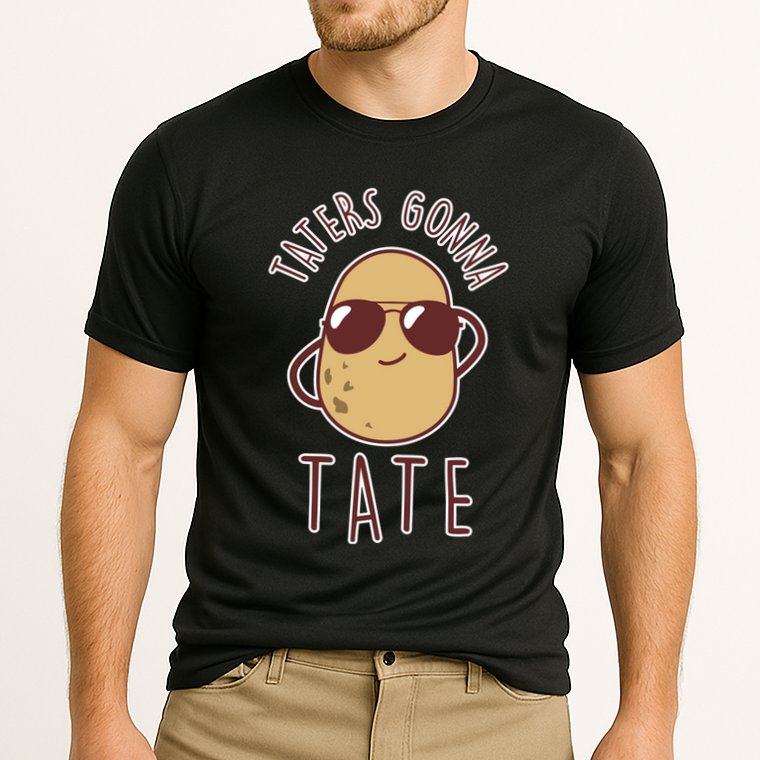 Funny Potato Tater Tot Foodie Cooling Performance Crew T-Shirt