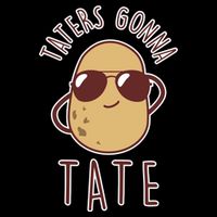 Funny Potato Tater Tot Foodie Cooling Performance Crew T-Shirt
