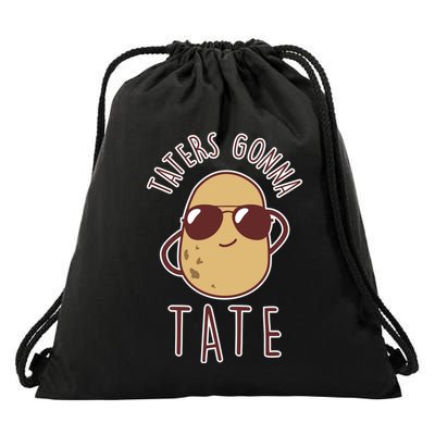 Funny Potato Tater Tot Foodie Drawstring Bag