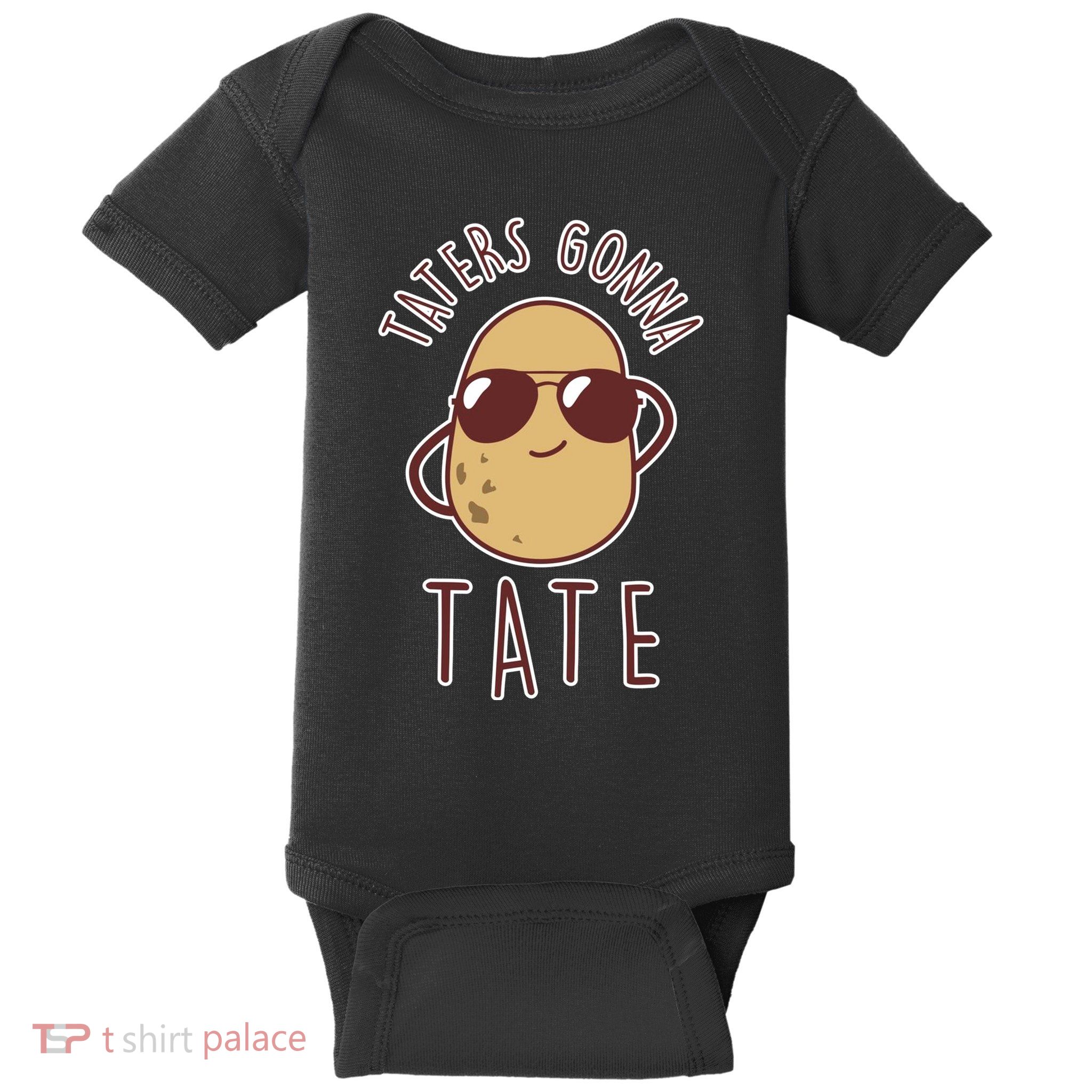 Funny Potato Tater Tot Foodie Baby Bodysuit