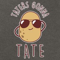Funny Potato Tater Tot Foodie Cotton Canvas Backpack