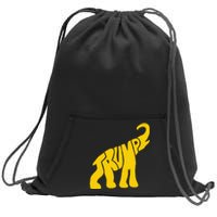 Funny Pro Trump Elephant Gift Sweatshirt Cinch Pack Bag