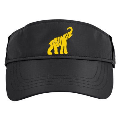 Funny Pro Trump Elephant Gift Adult Drive Performance Visor