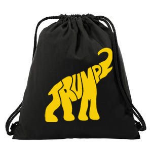 Funny Pro Trump Elephant Gift Drawstring Bag