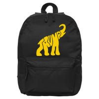 Funny Pro Trump Elephant Gift 16 in Basic Backpack