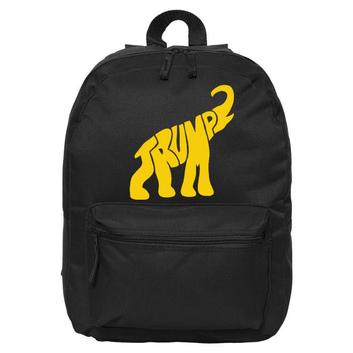 Funny Pro Trump Elephant Gift 16 in Basic Backpack