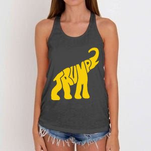 Funny Pro Trump Elephant Gift Women's Knotted Racerback Tank