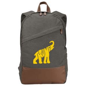 Funny Pro Trump Elephant Gift Cotton Canvas Backpack