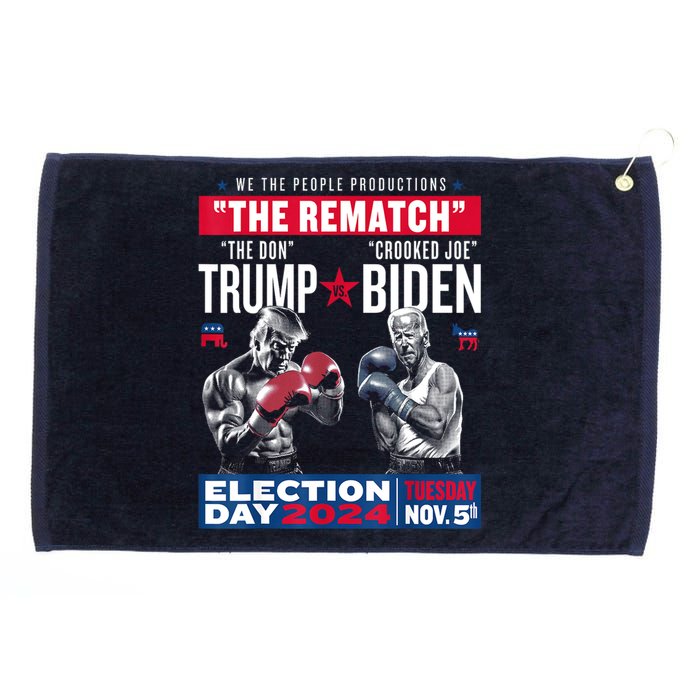 Funny Pro Trump 2024 Gift Grommeted Golf Towel