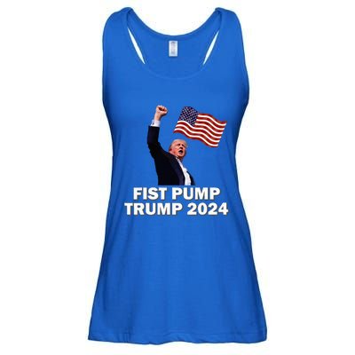 Fist Pump Trump 2024 Ladies Essential Flowy Tank