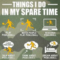 Funny Pickleball Things I Do In My Spare Pickleball Legacy Tie Dye Trucker Hat