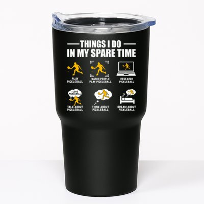 Funny Pickleball Things I Do In My Spare Pickleball Tumbler