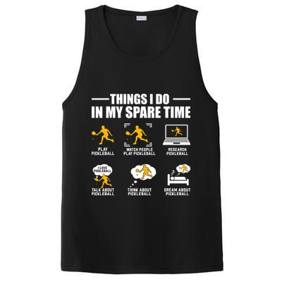 Funny Pickleball Things I Do In My Spare Pickleball PosiCharge Competitor Tank