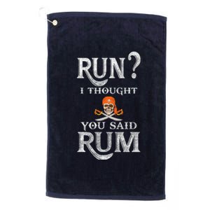 Funny Pirate Tampa Gasparilla Crossbones Design Platinum Collection Golf Towel