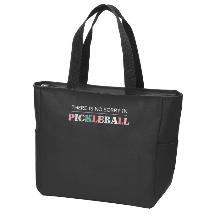 Funny Pickleball There Is No Sorry In Pickleball Players Zip Tote Bag
