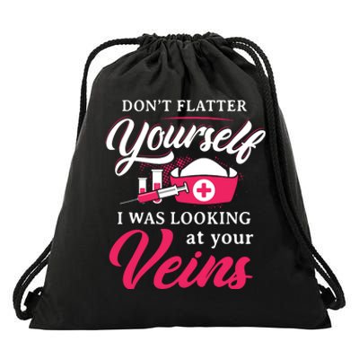 Funny Phlebotomy Technician Phlebotomist Nurse Women Drawstring Bag