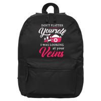 Funny Phlebotomy Technician Phlebotomist Nurse Women 16 in Basic Backpack