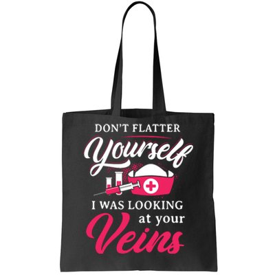 Funny Phlebotomy Technician Phlebotomist Nurse Women Tote Bag