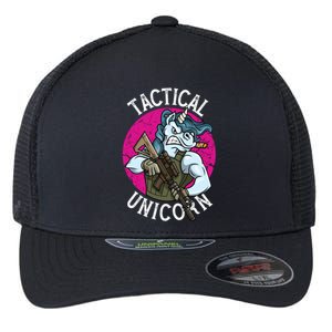 Funny Police Tactical Unicorn For Military Law Enforcet Gift Flexfit Unipanel Trucker Cap