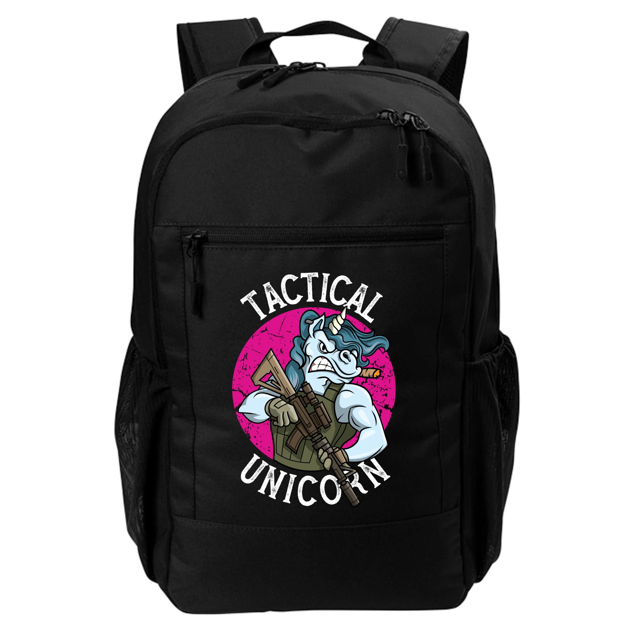 Funny Police Tactical Unicorn For Military Law Enforcet Gift Backpack