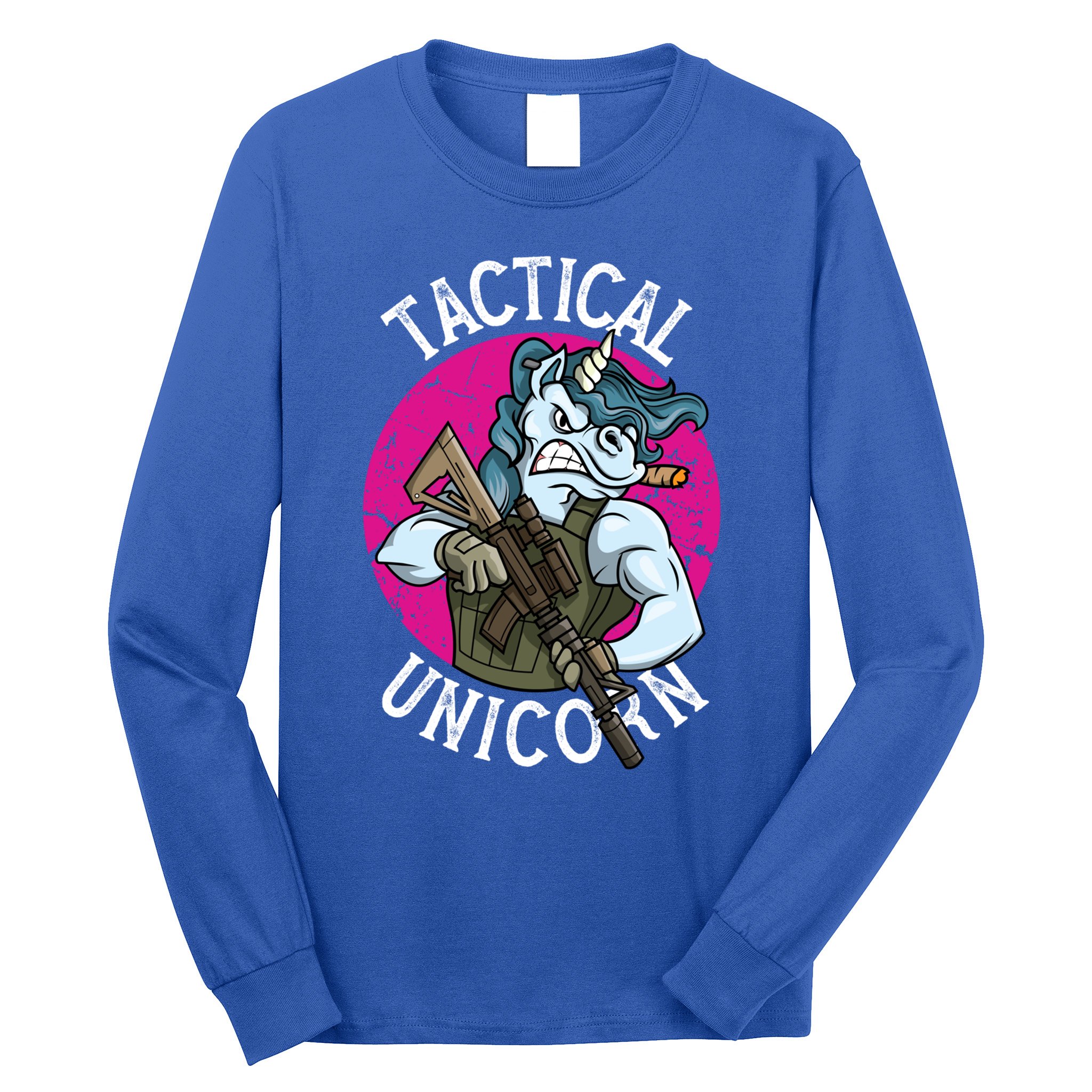 Funny Police Tactical Unicorn For Military Law Enforcet Gift Long Sleeve Shirt
