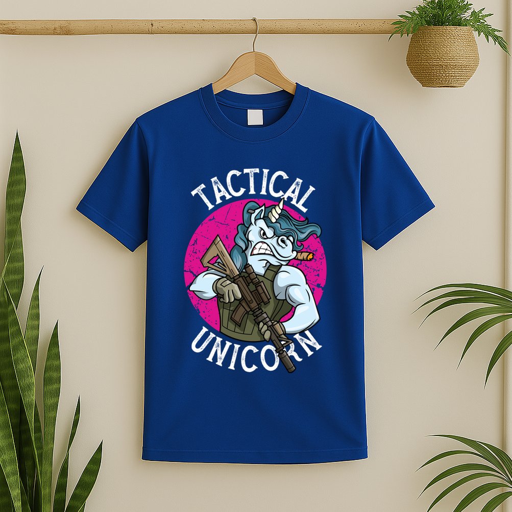 Funny Police Tactical Unicorn For Military Law Enforcet Gift T-Shirt