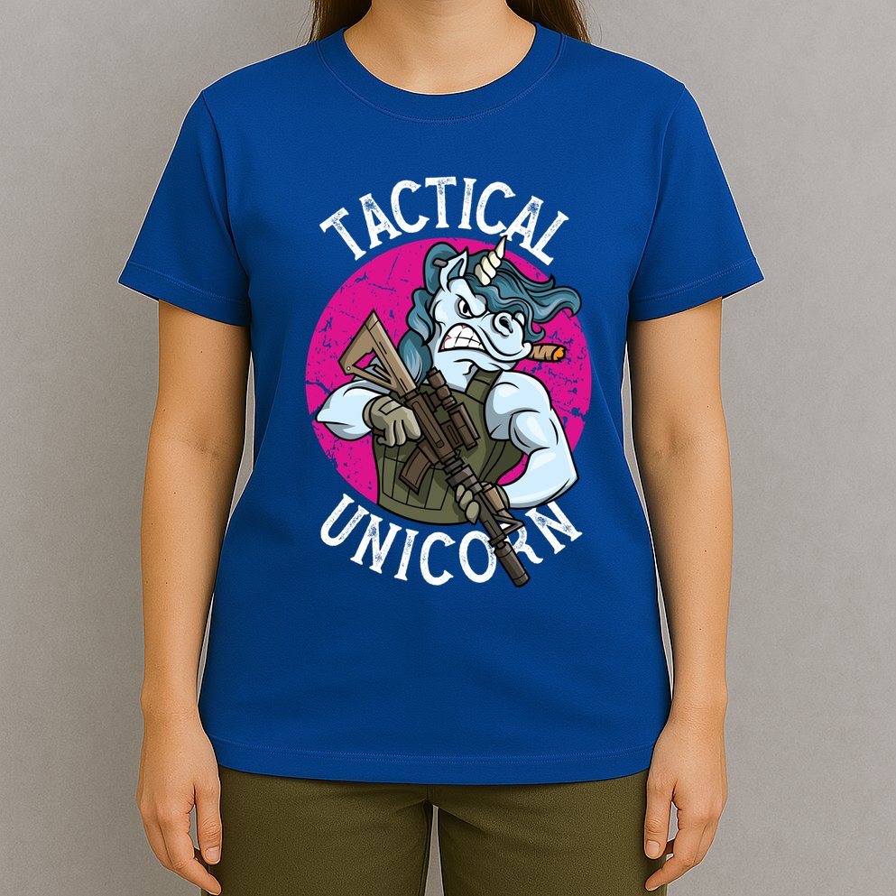Funny Police Tactical Unicorn For Military Law Enforcet Gift T-Shirt