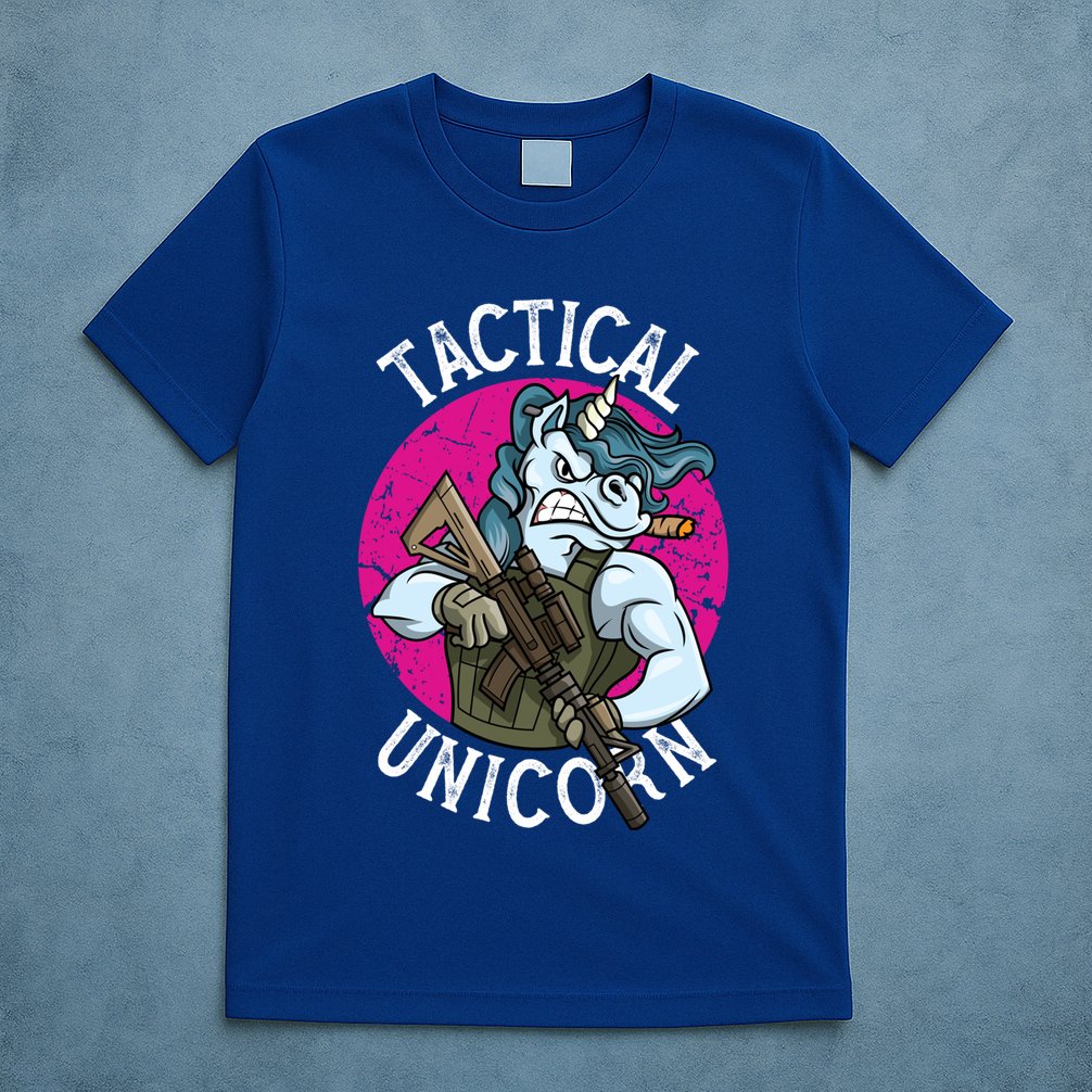 Funny Police Tactical Unicorn For Military Law Enforcet Gift T-Shirt