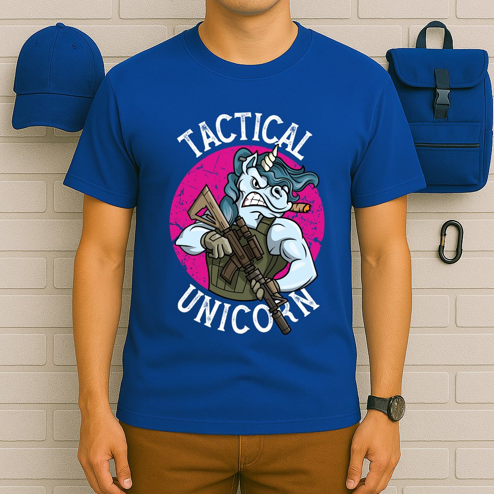 Funny Police Tactical Unicorn For Military Law Enforcet Gift T-Shirt
