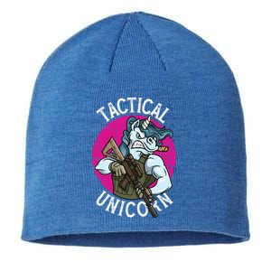 Funny Police Tactical Unicorn For Military Law Enforcet Gift Sustainable Beanie