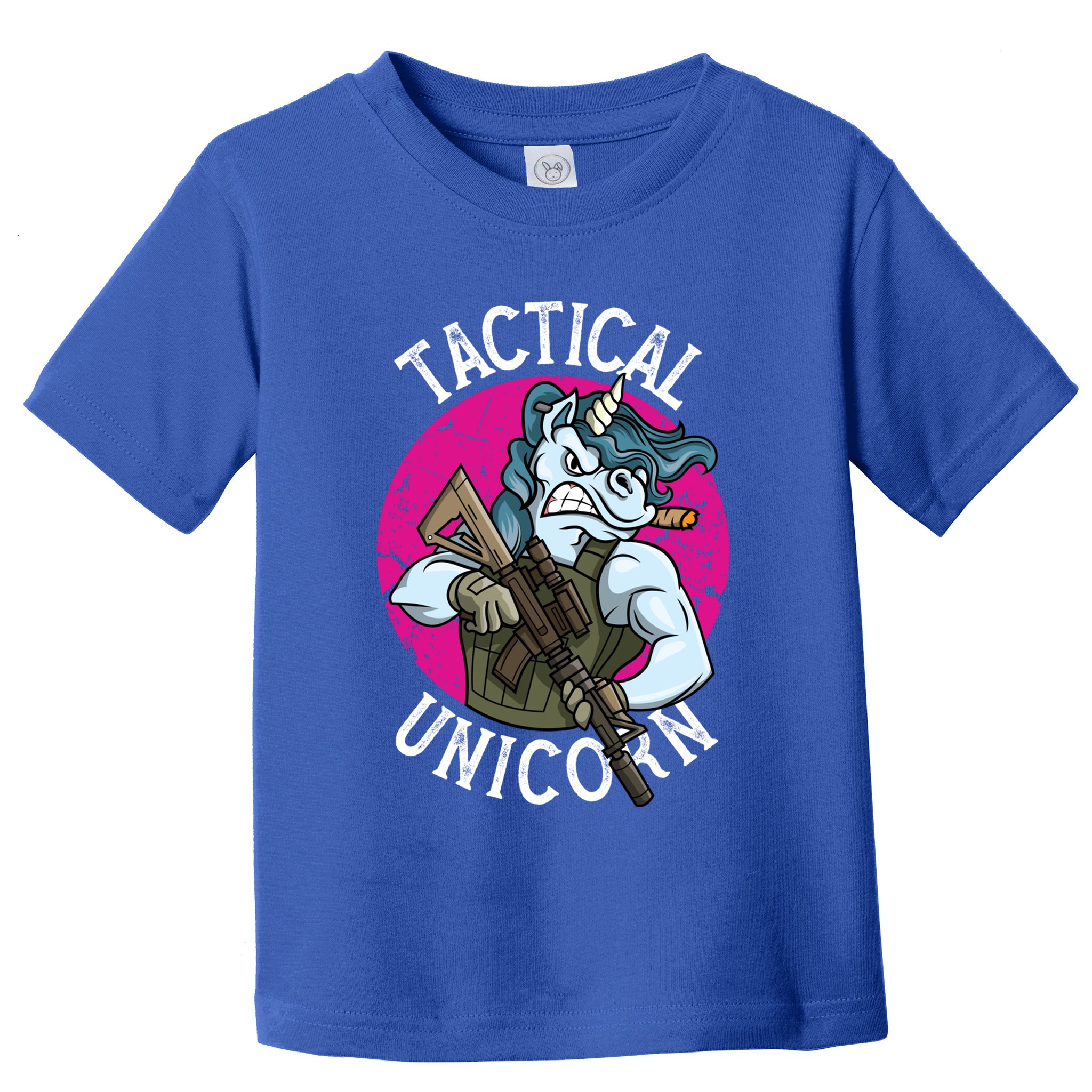 Funny Police Tactical Unicorn For Military Law Enforcet Gift Toddler T-Shirt