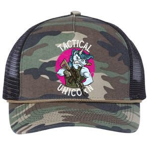 Funny Police Tactical Unicorn For Military Law Enforcet Gift Retro Rope Trucker Hat Cap