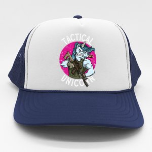 Funny Police Tactical Unicorn For Military Law Enforcet Gift Trucker Hat