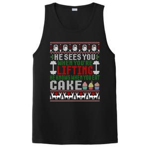 Funny Personal Trainer Christmas For Weightlifting And Cake Meaningful Gift PosiCharge Competitor Tank