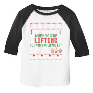 Funny Personal Trainer Christmas For Weightlifting And Cake Meaningful Gift Toddler Fine Jersey T-Shirt