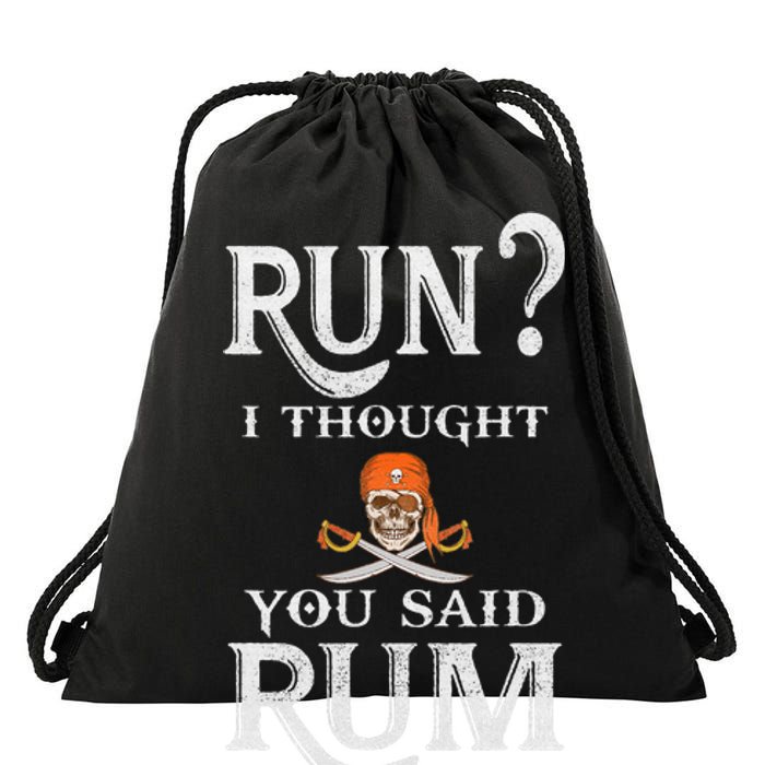 Funny Pirate Tampa Gasparilla Crossbones Drawstring Bag